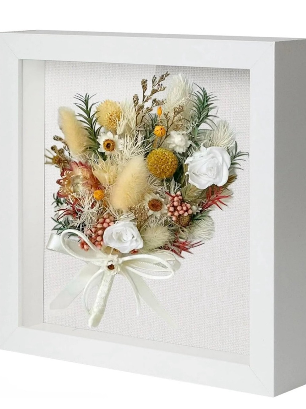 Muzilife 8x8 inch Wood Shadow Box